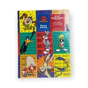 Vintage Looney Tunes Character 4" x 6" Photo Album New In Package